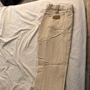 Wrangler Men's Khaki Cowboy Cut Jeans